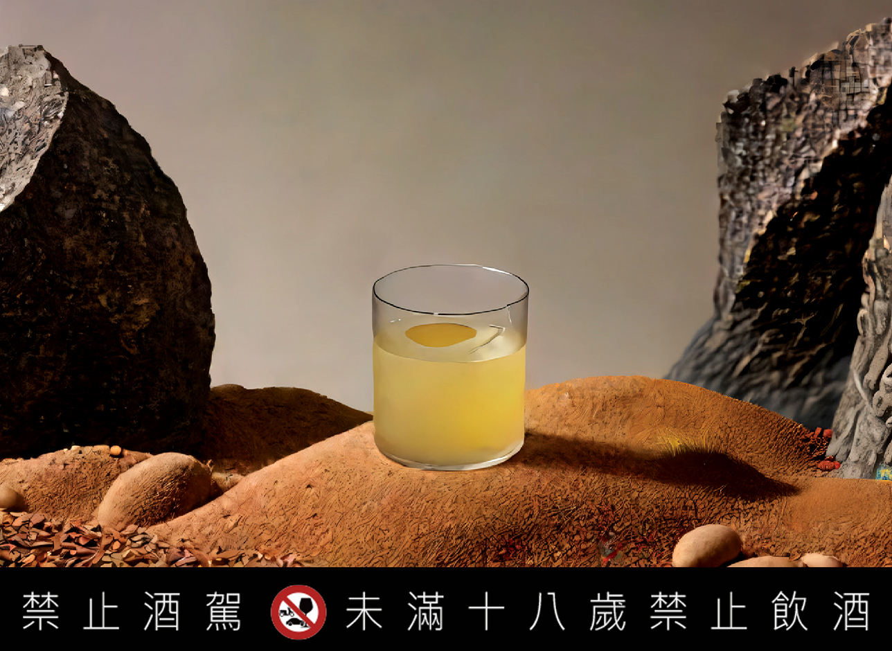 圓山首度聯名亞洲50大酒吧之一的「BAR MOOD Taipei 吧沐」，推出限量「覓到by吧沐酒吧特調兌換券」，每杯只要300元，輕鬆品嚐國際級調酒。圖為青鳥信使。圖/圓山大飯店提供
