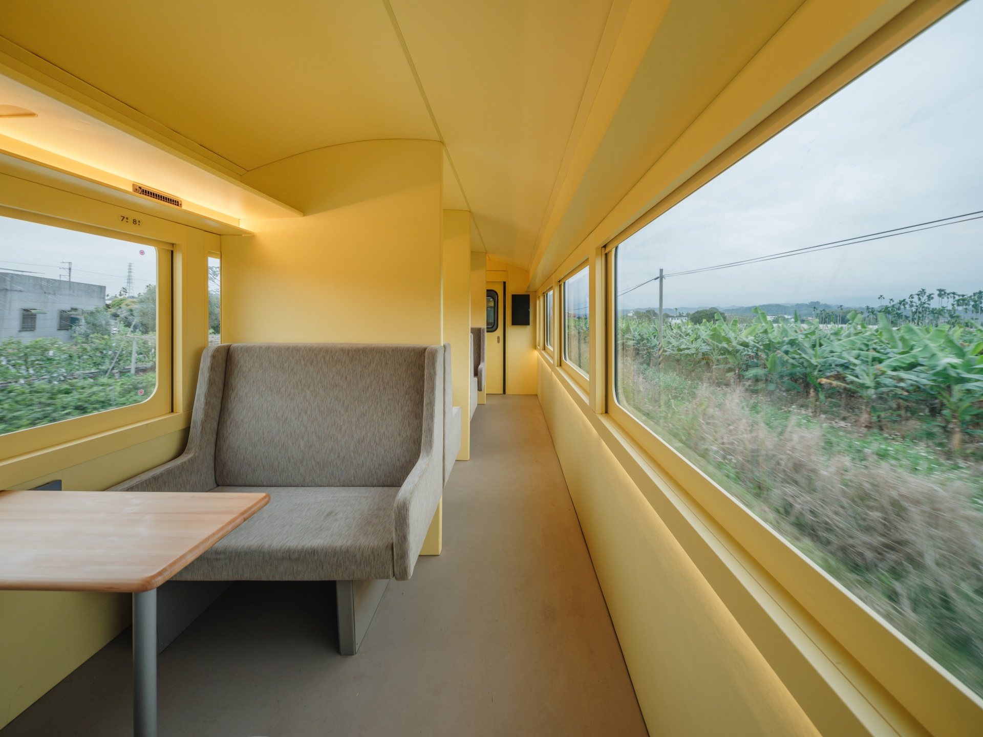 「栩悅號」的包廂席可享有半隱私空間。圖片來源：築點設計股份有限公司