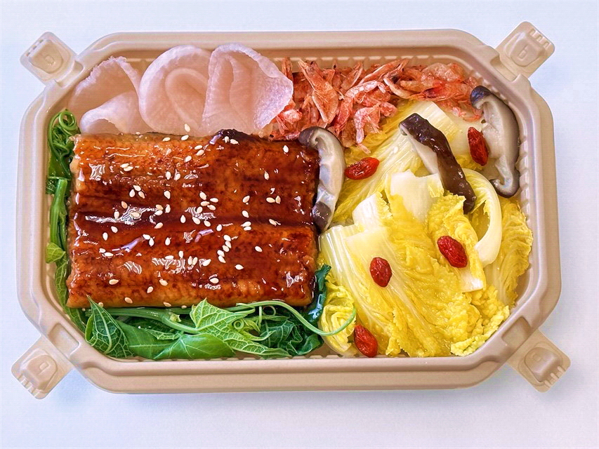 限量的「鰻。好吃」台鐵便當，以各種南台灣在地食材製作。圖片來源：交通部觀光署