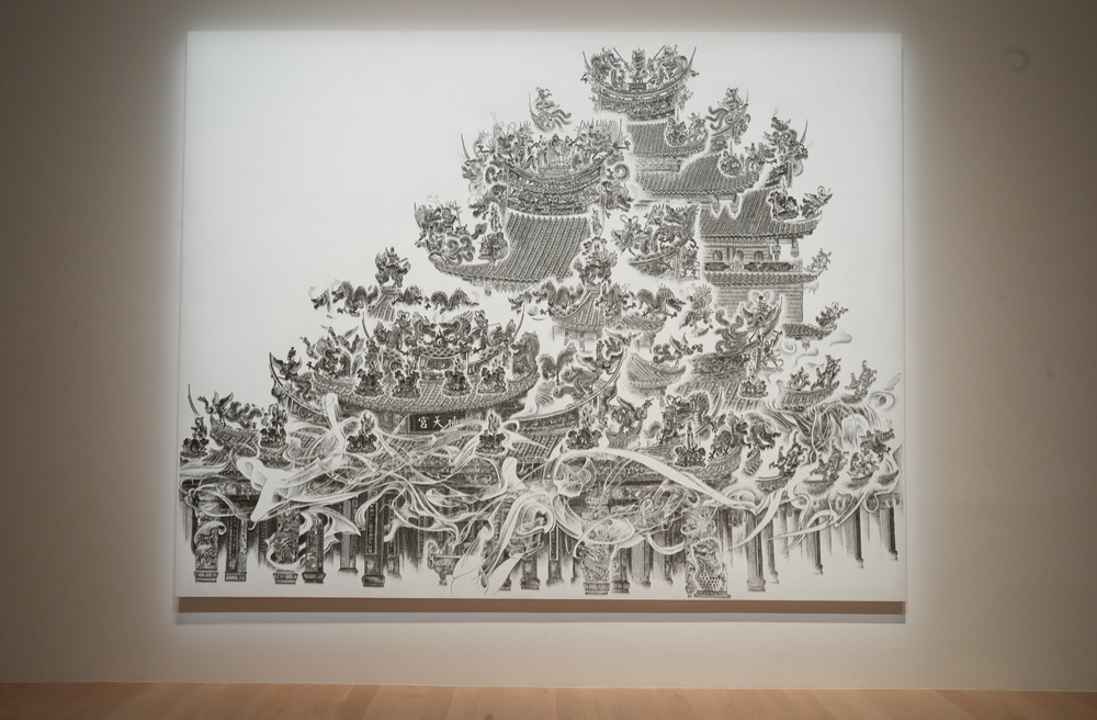 《往來/照見》典藏研究展的作品《女媧神宮》。圖片來源:新北市政府