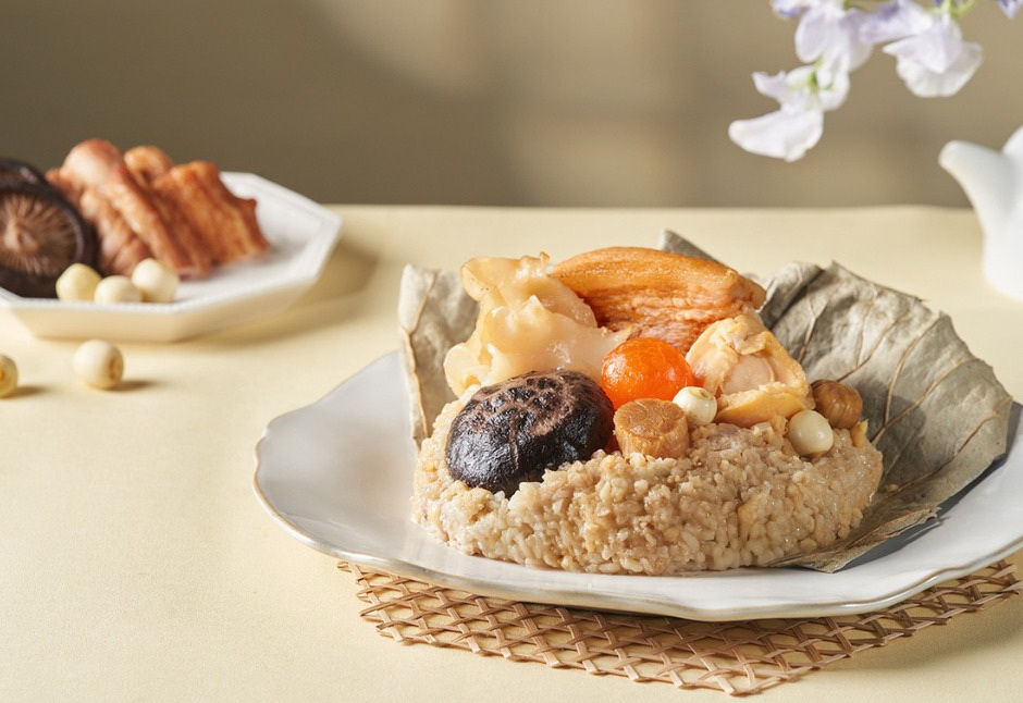 金龍裹蒸粽。圖片來源:圓山大飯店