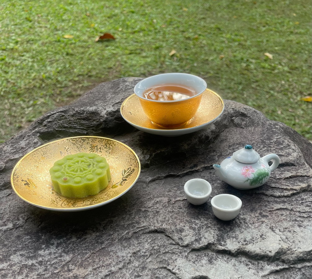 「五感饗宴」可品嚐新北好茶及精緻茶食。圖片來源：板橋林家花園