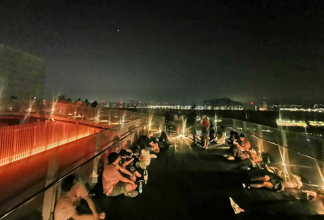 科教館的屋頂花園，當天晚上將開放賞北市夜景。圖片來源：台北市府觀傳局