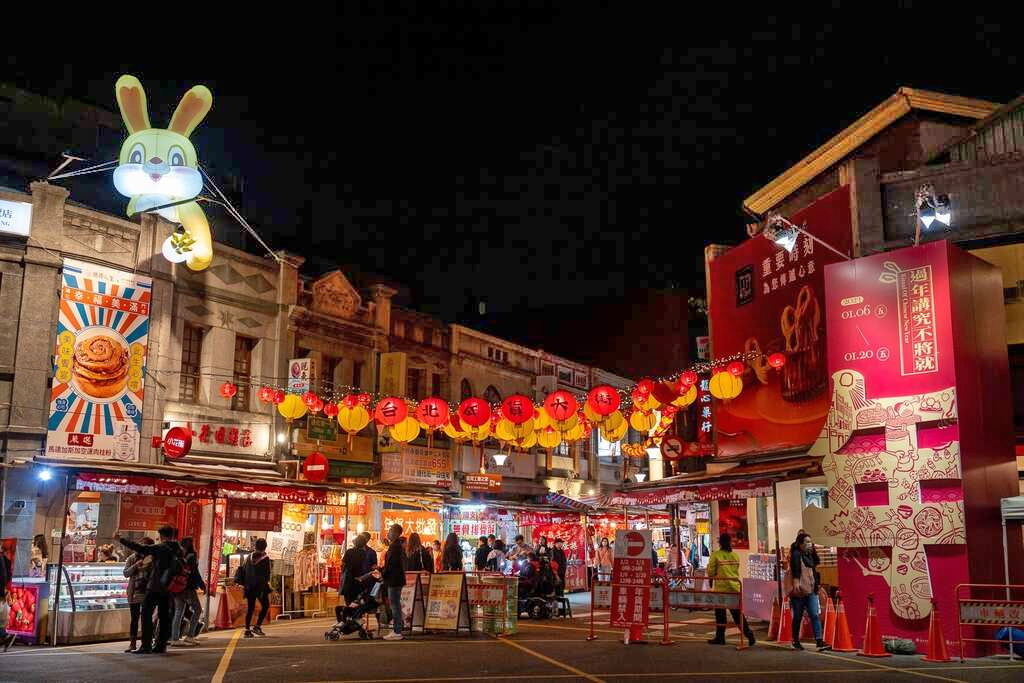 2024台北年貨大街將於1/26～2/8熱鬧展開，圖為去年畫面。圖片來源：台北市政府