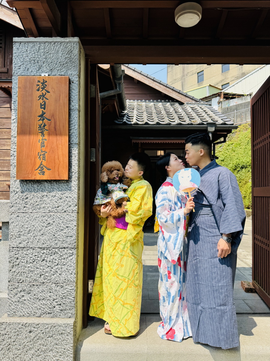 淡水古蹟博物館擴大寵物友善政策,全年開放寵物入館。圖片來源:新北市政府