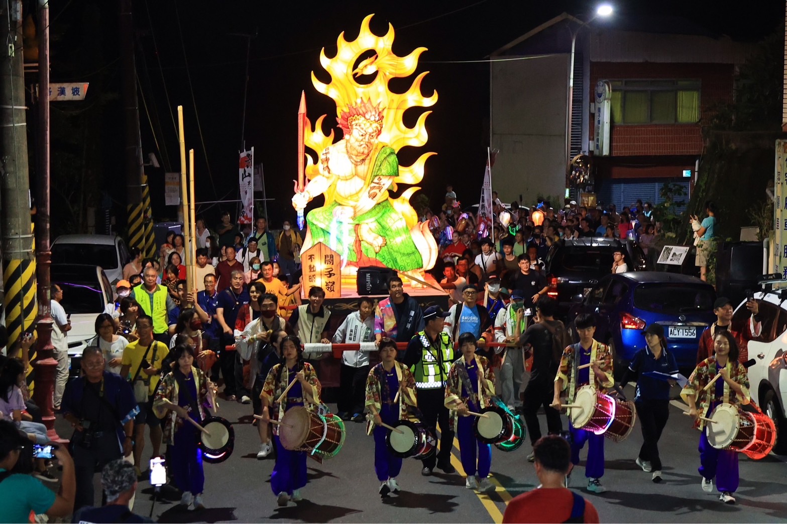 9/21 18:30-20:30的開幕暨夜祭巡行，是已辦了9年、年年成為最大亮點的活動。圖片來源：台南市政府