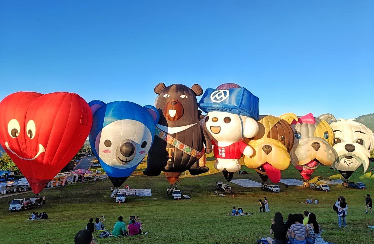 每年夏天舉辦的台灣國際熱氣球嘉年華，是台東年度盛事。圖片來源：台東縣政府