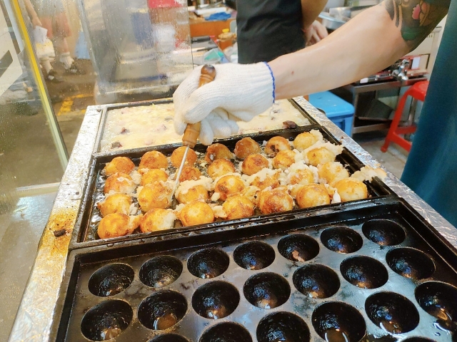 明太子章魚燒。圖片來源：台北市市場處